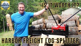 Harbor Freight 10 Ton Manual Log Splitter Review