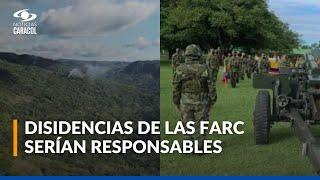 Así se registró el ataque en Balboa, Cauca, que cobró la vida de cinco militares