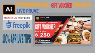 Gift Voucher Design Bangla Tutorial II Gift card design adobe illustrator II SEO RAYHAN KABIR