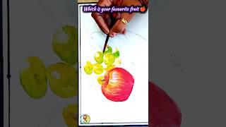 How to draw realistic Mango  Drawing#shorts #howtodraw #oilpastel #drawing