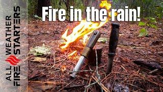 The Best Firestarter for Rainy Weather? Putting It to the Test