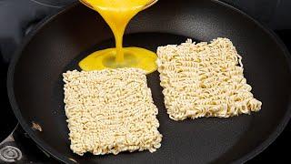 Cook the noodles and the eggs this way the result is amazing  and easy and delicious!