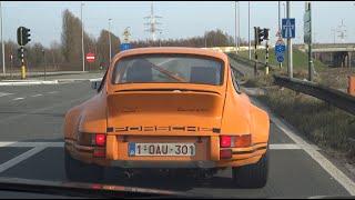 PORSCHE CARRERA RS - LOUD SOUND, ACCELERATIONS, DOWNSHIFTS