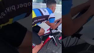 warm up before TTT race #eyad #bike #bikelife #bikelover #biker #bikeride #bikes #racing #race
