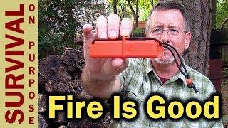 UST Strike Force Survival Fire Starter - Ferro Rod