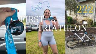 MY FIRST TRIATHLON S ‍️‍️‍️Training, Race day & Tips  222  Woman's first triathlon