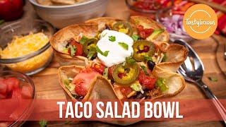 Delicious Taco Salad Recipe | Easy Taco Salad Bowl Recipe