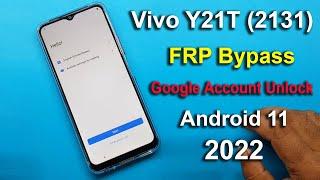 Vivo Y21T FRP Bypass Android 11 || Vivo Y21T Google Account Unlock Without Pc 2022