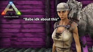 When You Put A Girl In A Survival Game - Ark Survival Evolved