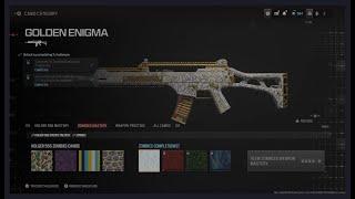 How to unlock ZOMBIES COMPLETIONIST GOLDEN ENIGMA CAMO #mw3  #mwz #modernwarfare3