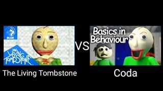 Baldi's Basics song - Basics in Behavior Part 1 (The Living Tombstone vs Coda)