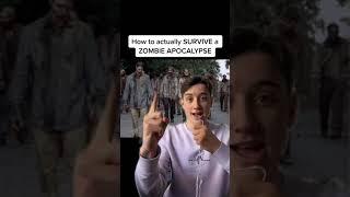 How To Actually Survive A Zombie Apocalypse! #Shorts