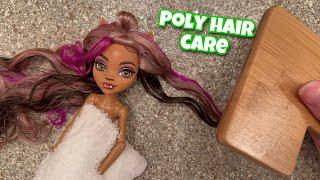 Let’s Wash Monster High G3 Clawdeen! Poly hair guide (I guess LOL)