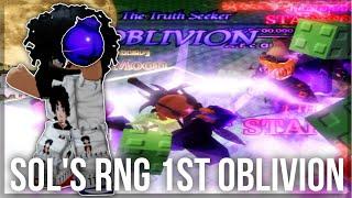 Roblox Sol's RNG Era 8 1st Oblivion Owner