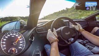 2017 KIA Optima GT (245hp) - 0-200 km/h acceleration (60FPS)