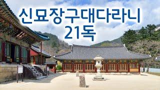 신묘장구대다라니 21독,   영인스님 독송  / 21독 수행 정진판