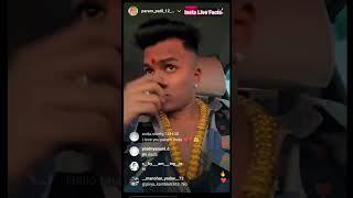 Pram patil with he is live instagram  #live #instalive #viral #parampatil1213 #goldenboy #shorts