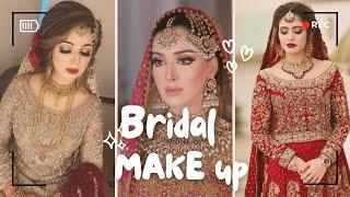 Pakistani Barat Makeup Ideas 2024 || Pakistani Bridal Makeup & Hairstyles|| Bridal outlook 2024