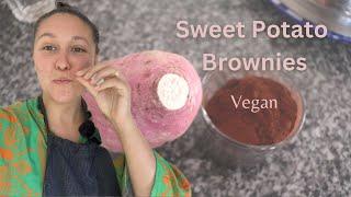 How to Make Vegan Brownies | Sweet Potato Brownies | Paleo | Grain Free