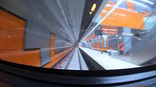 Metrou M5 Probe tren tractiune electrica 20 iunie 2020: Raul Doamnei - Eroilor 2