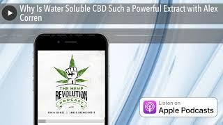 Why Is Water Soluble CBD Such a Powerful Extract with Alex Corren