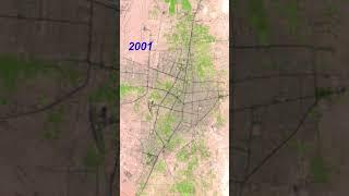 Urban Growth in Arid Region : Yazd Province in Iran|| #shorts ||#timelapse ||#iran ||#arid