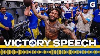 “WHAT A G!” Sean McVay’s Victory Speech After Win vs. Saints