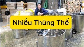 Thùng quay mật ong, thùng inox hoàn toàn hàng hàn mới nhất năm 2024#ongviet #0961614312 #