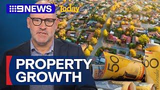 The capital city with largest property growth revealed | 9 News Australia