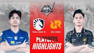 TLID vs RRQ HIGHLIGHTS | MPL ID S14 PLAYOFFS TEAM LIQUID ID vs RRQ HOSHI