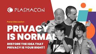 Privacy is Normal: Vitalik Buterin, Leona Hioki, David Chaum, and Sora Suegam at PlasmaCon 2024