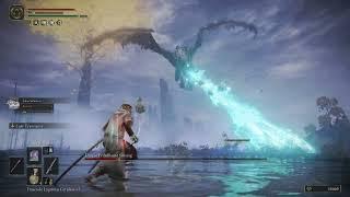 My first time fighting against the Glintstone Dragon Smarag #EldenRing