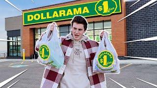 Je mange que La NOURRITURE du DOLLARAMA Pendant 24H