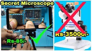 How to make microscope for mobile repairing