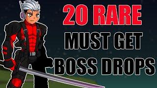 AQW 20 MUST GET Rare Boss Drops! Dreadforce Mercenary Marvel Superhero Set!