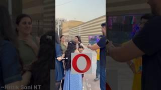 Funny Logo Challenge with lovely peoples  in Public