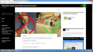Getting started with Dogecoin 2: Free dogecoin and your wallet