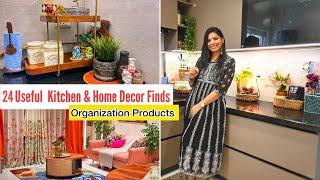 24 Useful Home & Kitchen Organisation Products Kitchen Countertop Organization Ideas ll Home Decor