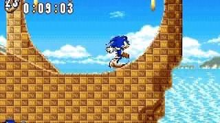 Sonic Advance - Glitch(?)/Failed Speedrun (Sonic - Neo Green Hill Zone Act 1)