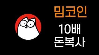 지금은 소액으로 10배 100배 1000배 복사 밈코인 해야합니다 / 퀀텀 점프 가스아!