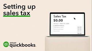 How to set up sales tax in QuickBooks Online