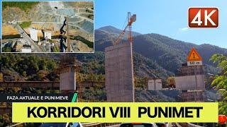 KORRIDORI 8 - FAZA AKTUALE E PUNIMEVE NE AKSIN ELBASAN - LIBRAZHD, NISJA E PUNIMEVE PER TUNELIN [4K]