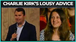 Charlie Kirk Gives PIGGISH Advice To High School Girls