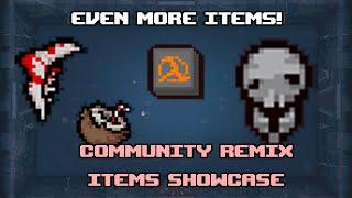 65 Items in a single mod! - Community Remix Item Showcase (Part 2) - Tboi Repentance