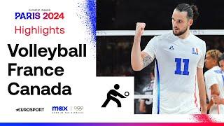 CLINICAL ‍ | France vs Canada - Volleyball Preliminary Round Highlights | #Paris2024