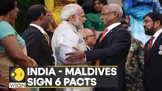 WION Dispatch : India inks six pacts with Maldives | President Solih in India on a 4 - day visit