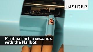 The Nailbot makes custom nail art