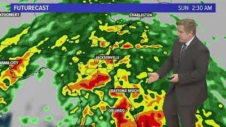 Timing out this weekends storms storm on the First Coast