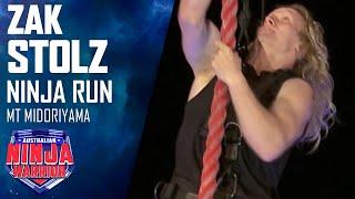 Zak Stolz attempts to climb Mt Midoriyama | Australian Ninja Warrior 2020