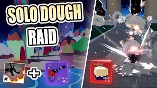 SOLO DOUGH RAID WITH DRAGON TALON + ACIDUM RIFLE | Blox Fruits